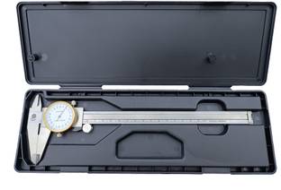 GSK Corporation Accurate Measurement Tool 200mm Measuring Range, 0.02mm Graduation Interval, with plastic carry case Dial Caliper