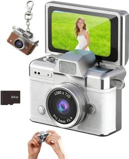unique device MINI Digital Camera Keychain with 1.47 in LCD Screen 1080P, New Mini Retro Camera Camcor...