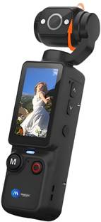 Maizic Smarthome Q7 2.5K UHD Vlogging Camera with 1.9" Screen 180° Rotating Lens, Pocket Body Camcorde...