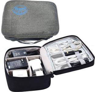 MVPRO Electronics Accessories Organizer Bag, Universal Carry Travel Gadget Bag for Cables, Plug and More.  Camera Bag