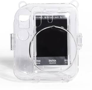Zikkon Instax Mini 12 Crystal case with Film Pocket & colorful strap  Camera Bag