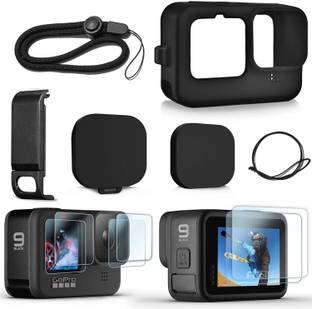 Adofys Accessories Kit compatible with GoPro Hero 10/Hero 9 Black only  Camera Bag