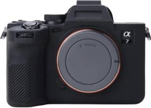 SUPERNIC Camera Body Skin Case Cover, Compatible with Sony A74 A7M4 A7IV (Black)  Camera Bag