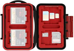 LENSGO KH8S Card Box Case Reader for XQD CF SD TF Micro SD Memory Card Sim Nano Sim Card  Camera Bag