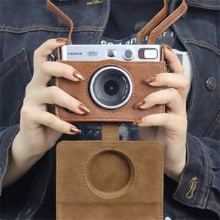 Zenko Mini Evo Case for Fujifilm Instax Mini Evo Instant Camera (brown)  Camera Bag