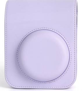 Zenko Instax Mini 12 Lilac Purple Protective Camera Case PU Leather Carrying Bag case  Camera Bag