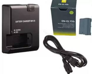 DIGICLAMBO Combo of MH-25 camera chargerEN-EL-15B battery litium-Ion For nikon  Camera Battery Charger