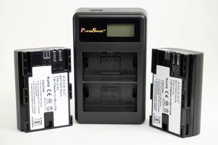 Axcess 2-Pack of LP-E6 Batteries and Dual Battery Charger Kit for Canon R5, R6,R7,R10  Camera Battery Charger