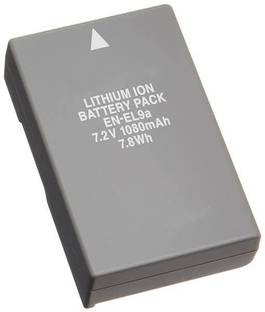 DIGICLIMBER EN-EL-9a (1080MAh) Rechargeable Litium-ion camera battery pack for MH-23 charger compatibl...