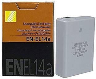 DIGICLAMBO EN-EL14A Battery With NikonD3500,D5600,D3300,D5100,D5500,D3100,D3200,D5200  Camera Battery ...