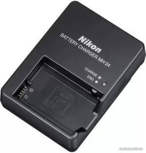 DIGICLAMBO MH-24 original charger with cable for Nikon D3100 DSLR, D5100 DSLR, and P7000  Camera Battery Charger