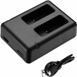 digiclicks 9/10 Dual charger with Micro USB Type-C Charging Cable suitable for hero9/10  Camera Batter...