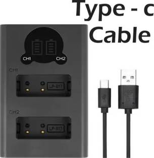 DIGICLAMBO LP-E17 Dual Fast Type 'c' USB camera charger with LCD Display for Canon  Camera Battery Charger