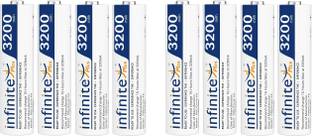 Envie 3200mAh AA High Capacity Ni-MH Rechargeable Ready to Use Battery Pack of 8  Camera Battery Charger