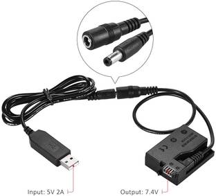 DIGICLIMBER DR-E8 LP-E8 LPE8 Dummy Battery + 5V-8.4V USB Driver Cable ACK-E8 Camera  Camera Battery Charger