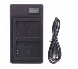 Camstuffs LP-E12 Dual USB LCD display charger for canon M10,100,200,SL1,EOS 100D,M50,,MII  Camera Batt...