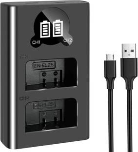 DIGICLAMBO EN-EL25/El-25A dual fast USB Camera Charger  Camera Battery Charger
