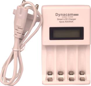 Lamkoti Cell charger with Ultra Fast for AA and AAA Ni-mh Rechargeable Batteries  Camera Battery Charger