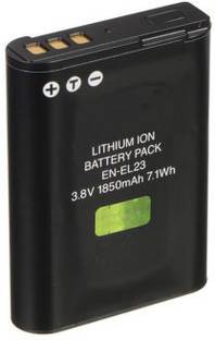 Camstuffs EN-EL23 Rechargeable Lithium-Ion 3.8V 1850mAh Battery for nikn camera charger  Camera Battery Charger