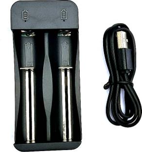 Schrodinger 90082 Dual Battery Charger USB 3.7V Li-ion 18650/16340/26650 and others  Camera Battery Charger