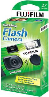 FUJIFILM QuickSnap Flash 400 One-Time-Use Disposable Camera with 400 ISO Film Roll