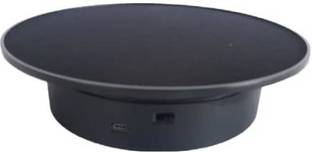 SYGA USB Electric Turntable Electric Rotating Stand Display Stand -Black& black Film Roll