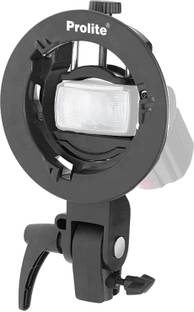 Prolite S2 Flash Bracket | Bowens Mount, Umbrella Slot | For Rectangular & Round Flash | Use With Speedlite Flash, Octa, Lantern, Softbox, Snoot, Beauty Dish | Custom Flash Bracket