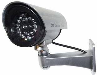 divinezon Realistic Look Dummy Security CCTV Bullet Camera with LED Light Indication Camera Housing