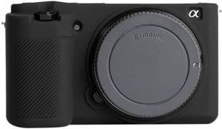 ELFOG Soft Silicone Protective Case for Sony ZV-E10 Camera (Black) Camera Housing