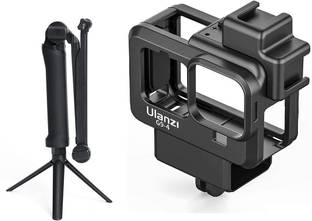 Hiffin "HF Combo for GO PRO 93-Way Monopod Grip Arm Tripod Foldable Selfie Stick with Housing Cage for...