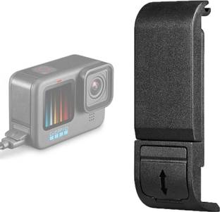 ELFOG Replacement Dustproof Side Battery Cover for GOPRO HERO 9/10/11/12 Camera Housing