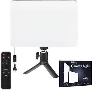 eloies 11"Soft Light for Photo & Video with Remote & Table Tripod | 2700k-5600k 3 Color 3400 lx Camera LED Light
