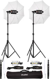Prolite LED Porta Video Light Kit (Pair of 3 LED | 9ft Stand) for Photography 6500 lx Camera LED Light