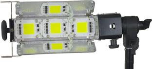 PICPRO Porta LED Light high Intensity Low Power Consuming LED Panels -250W (5 x 50W) 1000 lx Camera LED Light