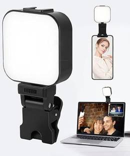 Vishbin Selfie Light for Phone with Front & Back Clip 6500 lx Camera LED Light