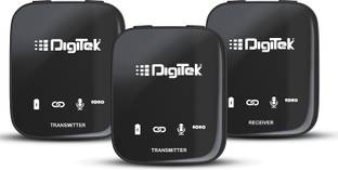 DIGITEK Wireless Microphone DWM 101 for DSLR, Camcorder Camera Microphone