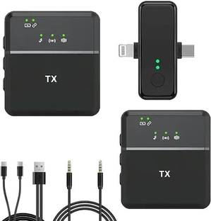 Soopii Dual Wireless Microphone | 3-in-1 Mic for Phone, DSLR, iPhone, Android, Laptop Camera Microphone