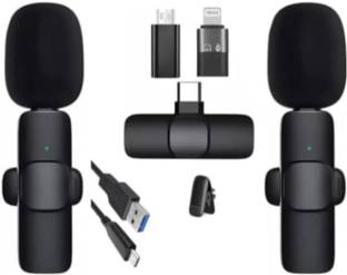 BfsTeckt K9 Dual Wireless for YouTube, Vlogging, Recording for Android & iPhone-* Camera Microphone