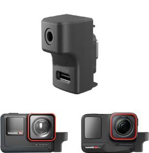 ELFOG Mic Adapter for Insta 360 Ace Pro Mic Adapter Accessories Camera Microphone