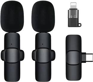 WIRKLICH K9 Wireless Microphone for Type C Mobiles Mic for Youtube Recording Podcast Vlog Camera Microphone