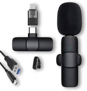 Tekxel s K8 Wireless Microphone for Type C Android Mobile Phones & iPhones Camera Microphone