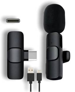 RelElseTech K8 Clip-On Wireless Microphone for Vlogging, Video Recording, and Live Streaming Camera Microphone