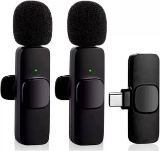 BfsTeckt K9 Dual Wireless for YouTube, Vlogging, Recording for Android & iPhone// Camera Microphone