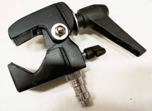 VTS Multipurpose Super Clamp, Pole Holder with Stud for Mounting Strobe Camera LED Reflector