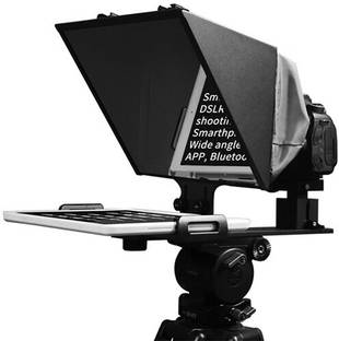 Paxidaya TP10 teleprompter up 11" phone tablet prompter for phone DSLR shoot Camera Rig