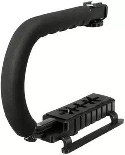TECHGEAR Stabilizer C-Shape Bracket Video Handheld Grip for DSLR DV Camera Rig Camera Rig