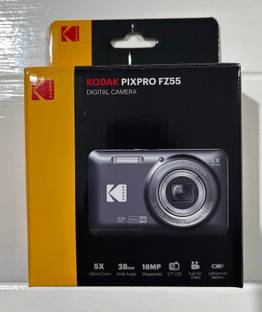 uniqus PIXPRO FZ55 Black 16MP 5x Zoom 1080P Full HD 2.7” LCD Digital Camera Instant Camera