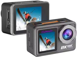 Cubonic 8K Ultra HD 50MP Touch Screen Dual Display for Outdoor Shooting Waterproof Sports & Action Cam...