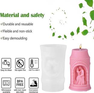 ShoppeeCity Regular Silicone Candle Moulds