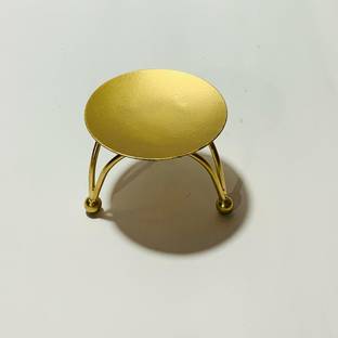 AlHanfa Golden Metal Tea Light Candle Holder Stand - Elegant Decorative Tea Light Holder Iron Candle Holder